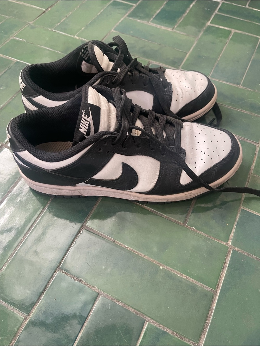 Nike pandas Black and White Low-Top Athletic Sneakers. Worn a few times.